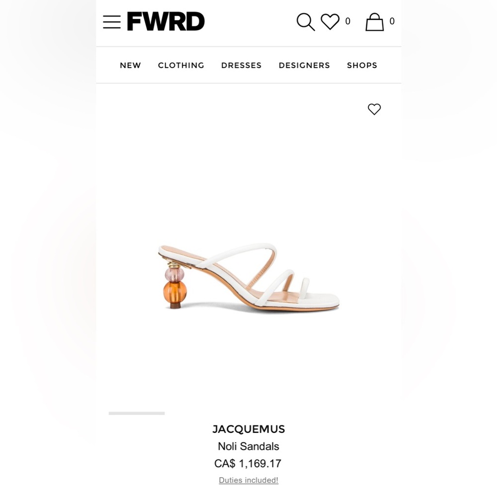 JACQUEMUS • Les Noli Black Statement Heel Strappy Sandals - Picture 11 of 16